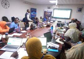 Une vue de participants à la formation EIOS