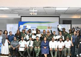 Graduates celebrate completion of the training