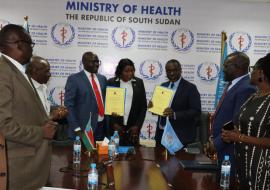 Signing agreement for the construction of a Permanent WHO Country Office Headquarters| Juba, 25 February 2026