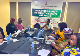 Finalization of the Natinal Policy on Cosmetics Safety amd Health.