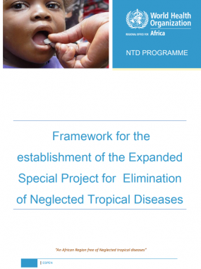 Framework for the establishment of the ExpandedSpecial Project for Elimination of Neglected Tropical Diseases