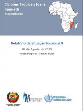 Ciclones Tropicais Idai e Kenneth Moçambique - Relatório da Situação Nacional 8