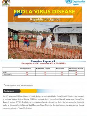 Ebola Virus Disease in Uganda SitRep - 45