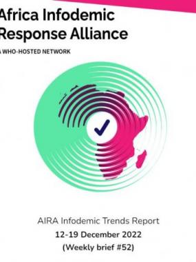 AIRA Infodemic Trends Report - 12 December (Weekly Brief #52 of 2022)