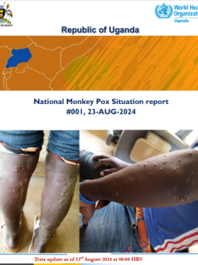 Uganda National Mpox Situation report #001, 23-AUG-2024