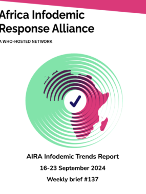 AIRA Infodemic Trends Report 16-23 September 2024