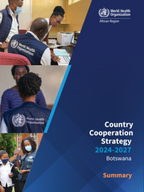 Country Cooperation Strategy Summary cover page