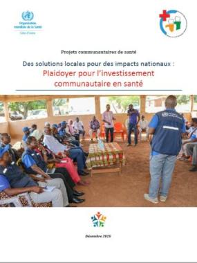 Couverture du document de plaidoyer