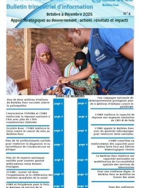 Bulletin trimestriel d’information : octobre – décembre 2025