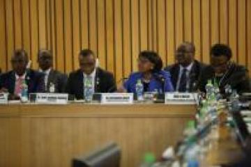 The panel discussion on impact of Ebola on the African continent was chaired by the WHO Regional Director for Africa.