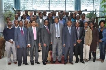 Participants of the International Consultative Workshop on Dengue Prevention and Control Strategies, Addis Ababa, 21-22 July 2014.