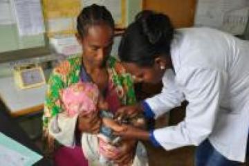 The delegates saw immunization taking place at Adisalem Health Centre, Oromia Region