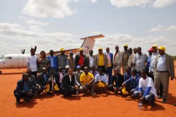 The high-level delegation with Doollo Zonal Administration in Warder, 14 June 2014.