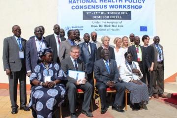 Delegates from the Ministry of Health at national and sub-national level with key partners.
