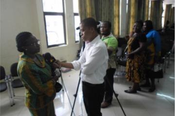 Dr Robalo grants post Press briefing interview