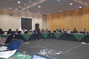 Participants attend the workshop on understanding TB and using TB data