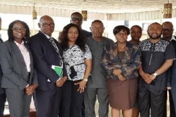 Dr Eniola Erinosho (2nd left) and some participants at the workshop in Lagos
