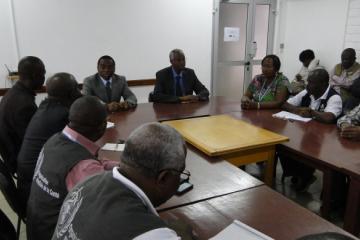 Directeur Regional et l'equipe WCO-Congo