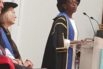 Dr Moeti Matshidiso was awarded the Honorary Fellowship of the London School of Hygiene and Tropical Medicine