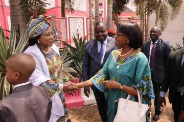 Dr Moeti wraps up official visit to Cameroon