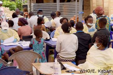 Vaccination contre Ebola à Vighole, le 31 mai 2019