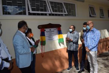 Opening of New Covid-19 Testing Centre in Black River, Mauritius