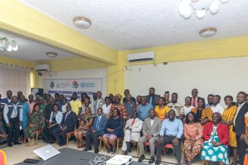 Group photo of participants at the Scoping Mission on Epidemic Preparedness and Response (EPR) Flagship Initiatives in Liberia.