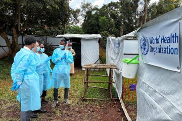 Addisalem Hospital cholera treatment center visit