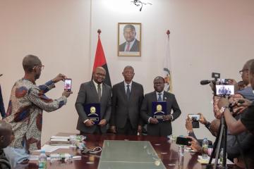 Signing of a Memorandum of Understanding (MoU) between the World Health Organization in Angola and the University of Rainha Njinga A Mbande in Malanje thumbnail