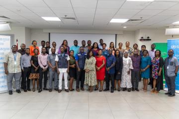 Group picture of participants of the training and facilitators