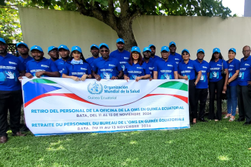 WHO Equatorial Guinea staff retreat 2024