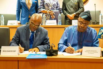 WHO, Nigeria’s TY Danjuma Foundation sign agreement to advance health