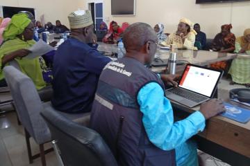 Une vue des participants à la session de formation sur la surveillance à Niamey