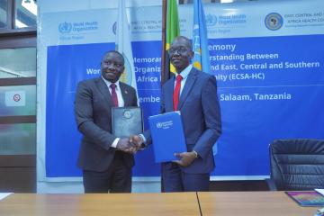 WHO and ECSA-HC strengthen regional health cooperation through Memorandum of Understanding
