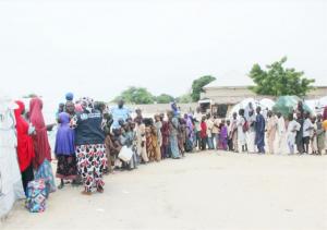 High turnout of beneficiaries marks the 2nd OCV campaign in Borno state. Photo: WHO/CE.Onuekwe