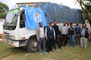 WHO Ethiopia delivers medical supplies to respond to IDP situation in Gedeo Zone, SNNPR, Ethiopia