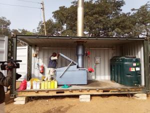 Incinerator donated by WHO to Bauchi State MoH installed at Bayara General Hospital