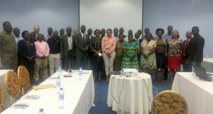 Officials from the Ministry of Health, WHO, and partners at the workshop