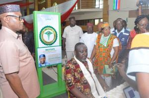 Biometric registration of Governor Rochas Okorocha during the launch of the ISHIS