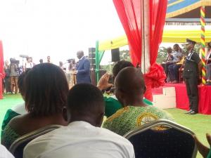 vice President of Ghana making a statement at the function