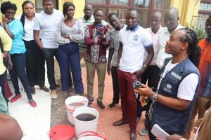 Practical session on purification of untreated water 
