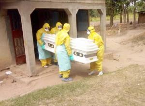 Ministry of Health burial team assists to send the deceased off in a safe a dignified burial
