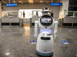 Robot at Kigali International Airport