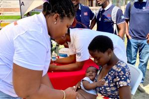Introduction of malaria vaccines in Mozambique.