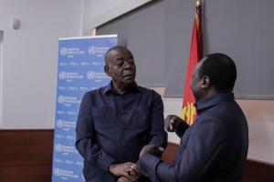 Dr. Zabulon Yoti e o Governador de Malanje, Marcos Alexandre Nhunga,