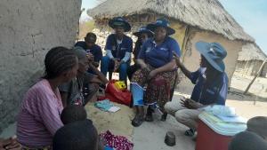 Field team members during the NTD mapping survey   Field team members during the NTD mapping survey