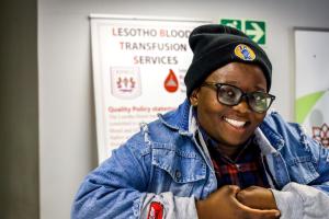 Together, Lesotho’s blood donors save lives