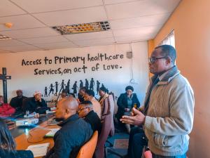 MPDSR guidelines briefing with Maternal and Child Health TWG in Maseru Lesotho