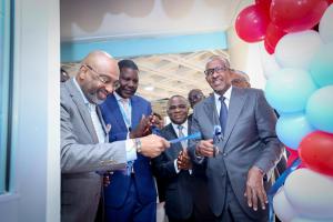 Kenya bolsters polio and measles surveillance with cutting-edge KEMRI laboratory. Minister of Health DG, Dr Patrick Amoth. The Leadership of KEMRI led by the Board Chairman, Dr Abdullahi Ali