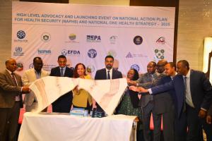 Ethiopia Launches National Action Plan for Health Security and One Health Strategic Plan